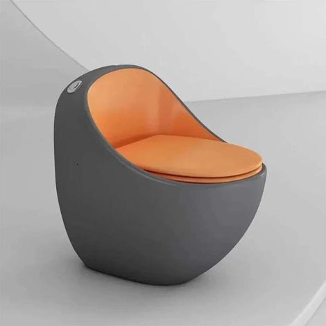 Toilette Monobloc sans bride, moderne (1/3)