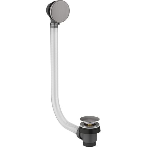 Orbit Bath Pop-Up Waste with Overflow - Gunmetal