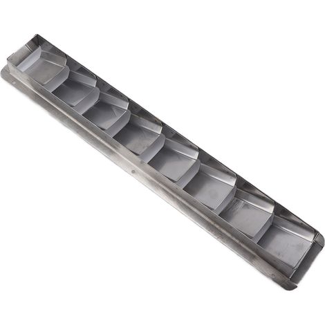 Grille oblongue en acier inoxydable marine, couvercle à 8 fentes, volet persienne pour bateau, bouche d'aération étanche (1/5)