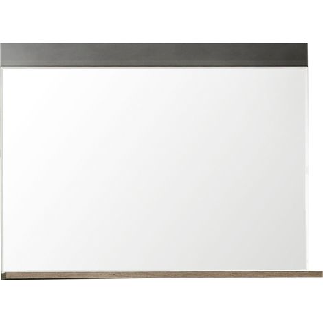 Irwin Miroir, style gris Matera, look vieux bois.