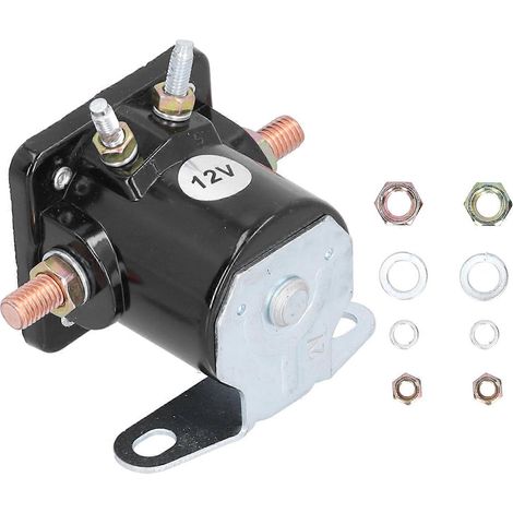 Anlasserrelais DC-Schütz SW-3 Motormagnetschalterrelais mit Mutter und Unterlegscheibe für OMC JOHNSON 35 35 PS