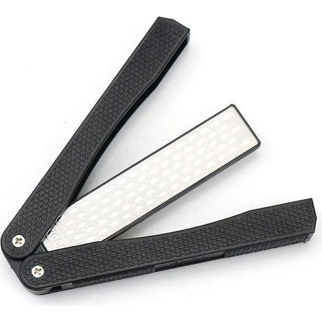 Lime diamantée pliante double face pour affûter les lames, sécateurs, burins (1/5)