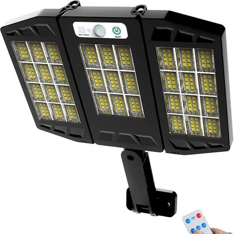 FARETTO SOLARE 264 LED SMD SENSORE DI MOVIMENTO TELECOMANDO HS-V97 FOTOVOLTAICO (1/5)