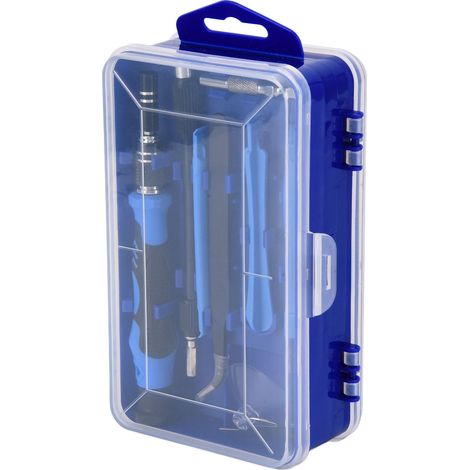115-in-1-Schraubendreher-Set mit magnetischer Präzision und multifunktionalen Bits – Elektronik-Reparaturset, blau (1/5)