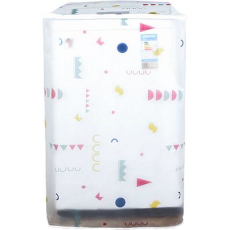 Housse Pour Machine À Laver - Imperméable Et Anti-Poussière En PEVA - Fermeture Éclair Pour Accès Facile - Convient Machines Top Et Front Load - 87 x 57 x 57 cm - 1 Pièce (1/5)