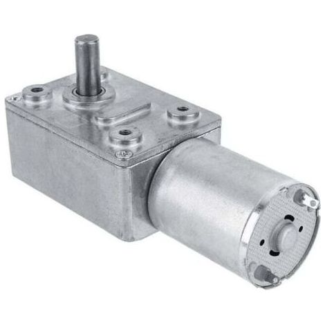 Motoréducteur réversible, moteur à engrenage à vis sans fin Turbo élevé de moteur de réduction de vitesse de 12V DC(5RPM) (1/4)