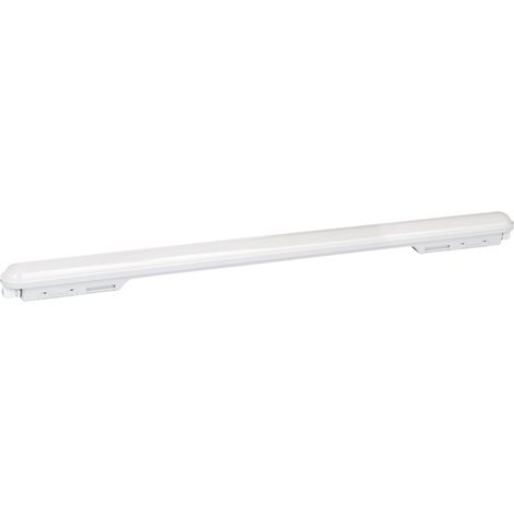 Plafonnier LED, câblage possible, 5000 lumens, réglette (1/2)