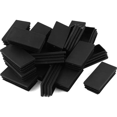 24 Embouts de pieds, Inserts tubulaires, Protection sol rectangulaire 30x60mm, Meubles (1/5)