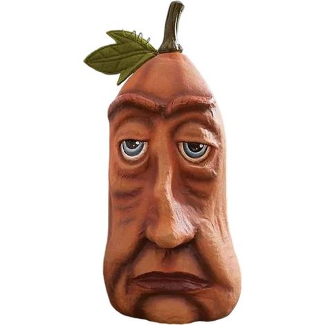 Citrouilles décoratives automne avec visages, idéales pour Halloween, Thanksgiving ou déco table Label (1/5)
