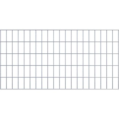 Grille de Gabion à l’unité - Dimensions: 100 cm x 50 cm - mailles de 5 x 10 cm - Made in Germany