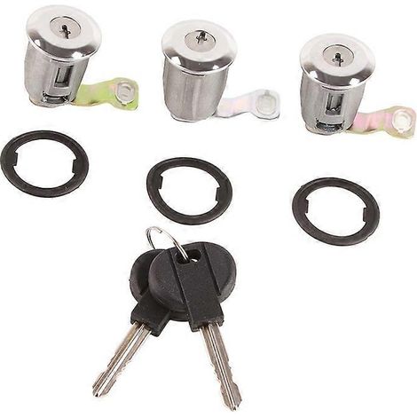 252522 Ensemble de barillet de serrure de porte de voiture avec clés pour Peugeot Partner Citroën Berlingo Xsara (1) (1/4)