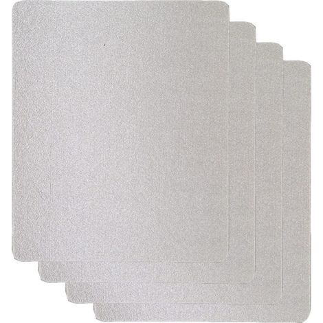 Plaque Mica Universelle pour Guide D’ondes de Micro-ondes, Plaque à Micro-ondes Couvercle de Guide D'ondes 12,7 x 20,3 cm, Remplacement Mica Plaques Pour Four à Micro-Ondes par (4 Pièces) (1/5)
