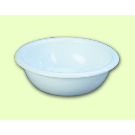 Palangana de plástico color blanco Ø40,5x11,8cm 23050 denox
