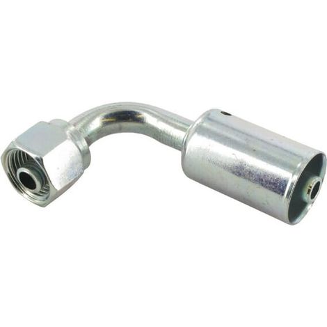Racor para engastar n潞 6 90掳 acero UNIVERSAL KL070130