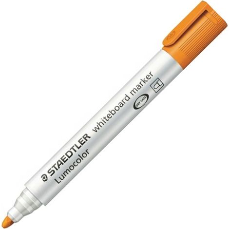 Rotulador redondo borrable Staedtler Lumocolor, color naranja S351-4