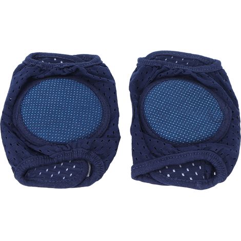 Protection Genoux Bébé Anti-Dérapant Couverture Molletonnée Élastique Unisexe Bleu Marine (1/5)