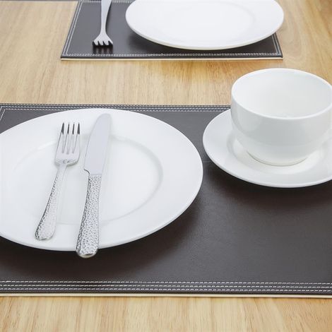 Set de Table en Simili Cuir 300 x 400 mm - Olympia (1/4)