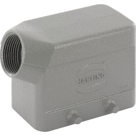 Caja enchufe lat. plana M25 HARTING 19300101521 (1/2)