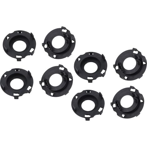 8 Pièces Base De Phare Adaptateur D'ampoule De Voiture Phare De Voiture Support De Montage De Phare Feux De Pare-chocs Feux De Bateau Extérieur Auto Plastique Led Plate-forme L19 (1/5)
