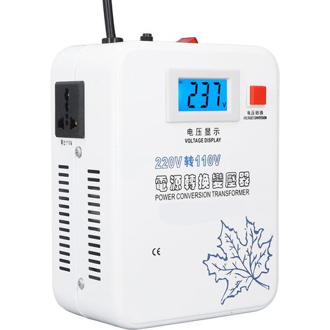Transformateur de puissance ST-G1000VA Convertisseur abaisseur 220 V vers 110 V (Norme européenne) (1/5)