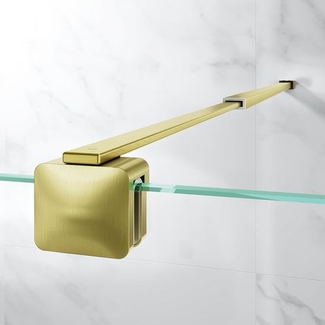 Shower Screen Support Bar 67-121.5 cm, Brushed Gold (1/5)