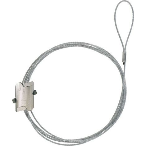 kit de 4 boucles de suspension - 1.5 mm x 2 mètres - avec verrou - bizline 720410