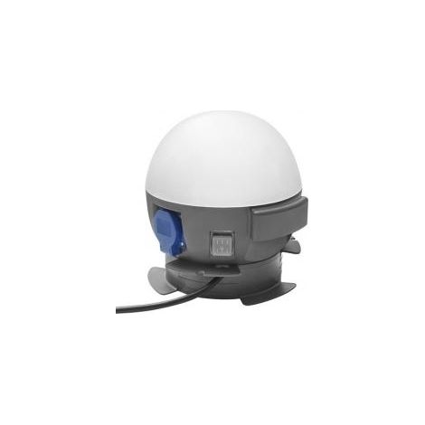 Led-Arbeitsscheinwerfer 20 W 360° mit 2 Sicherheitssteckdosen Spannung 220-240 V
