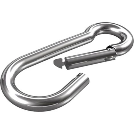 [NEUWERTIG] B-Ware Dörner + Helmer 4915084 Karabinerhaken Edelstahl A2 8 Mm X 80 Mm Haken Karabiner
