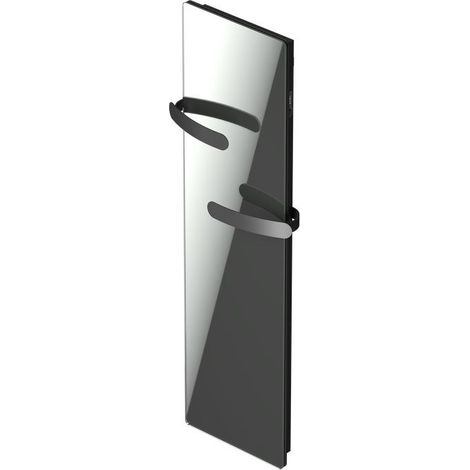 Radiateur connecté Vertical 1000W Verre massif reflet CAMPAVER HUG Nativ - INTUIS - K161733 (1/4)