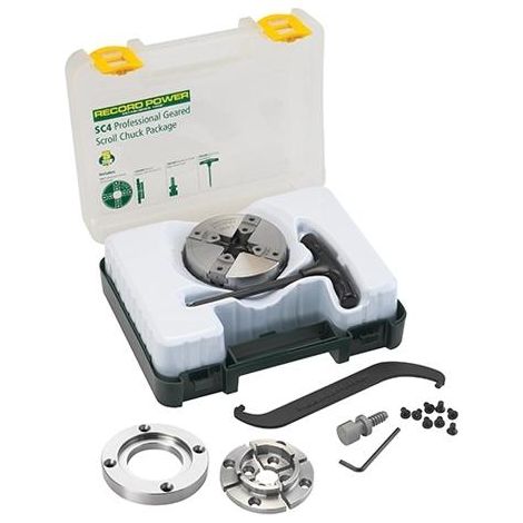 Record Power 62065 SC4 Chuck With Faceplate & M33 Thread Adapter