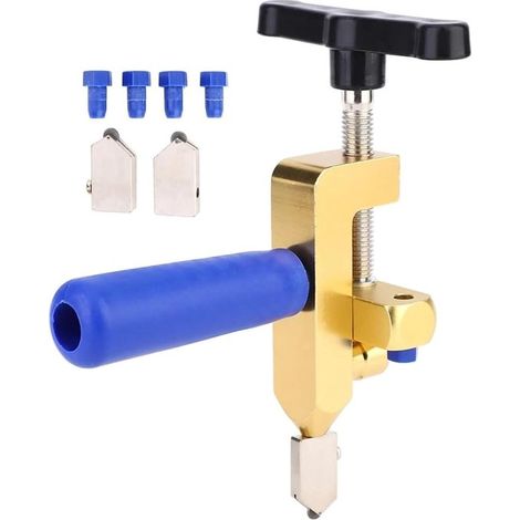 Allecto plus - Cortador multifuncional de vidrio y azulejos para cerámica - Herramienta de corte portátil para artesanos - Práctico y manejable. (1/5)