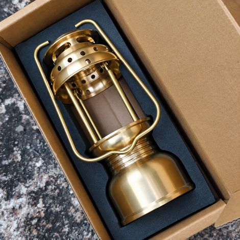 Abat-jour rétro pour lampe camping GZ alliage aluminium doré laiton sans manchon 280 g – Livraison gratuite
