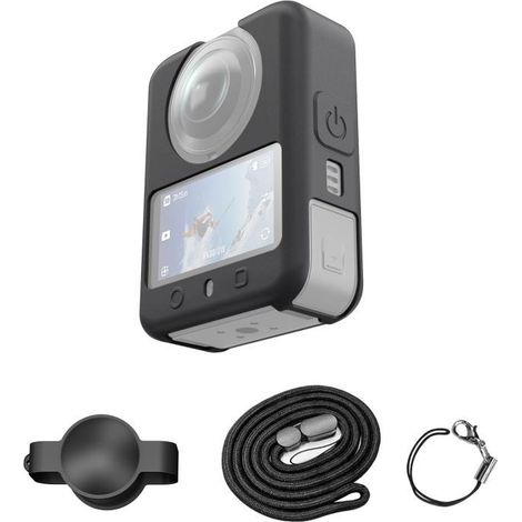 PULUZ Silicone Protective Case with Lens for DJI Osmo 360 Panoramic Camera (1/4)