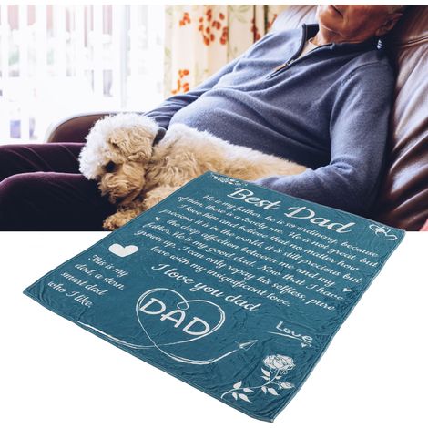 Instagram - Message enveloppant alphabet pour la fête des pères - Couverture pour la sieste sur le canapé (Type A) (1/5)