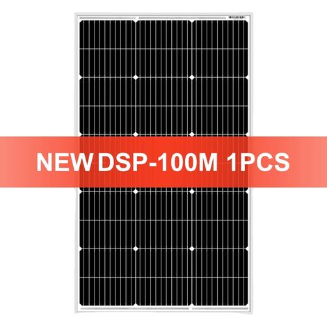 Panneau Solaire, Haute Efficacité, Design Compact, 100W solaire rigide (1/2)