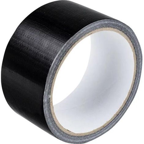 Cinta de embalaje reforzada negra de 48x10 m