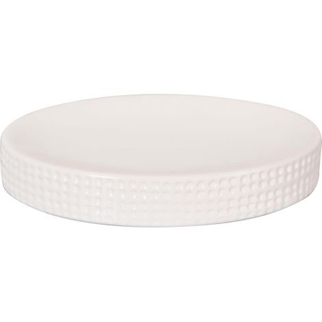 Porte Savon Céramique Blanc (1/2)