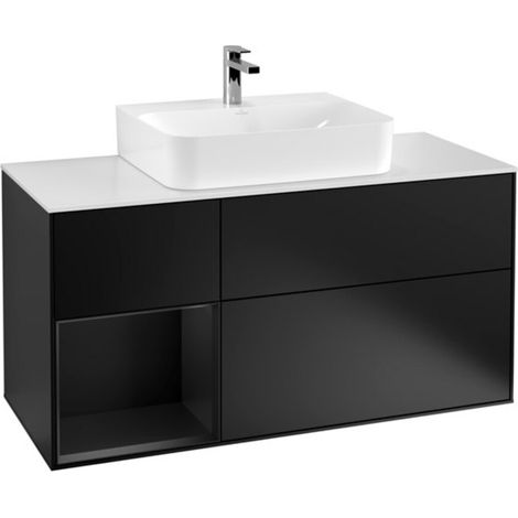 V&B Waschtischunterschrank Finion 120cm, Pl w m, Rg l bla m Lac, bla m Lac (1/2)