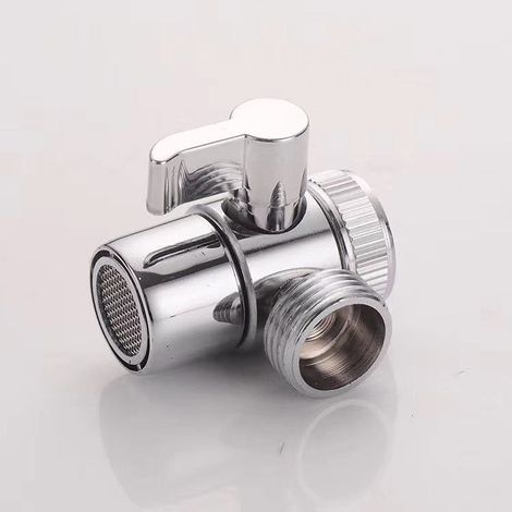 Inverseur de robinet de douche, mitigeur de douche 3 voies en laiton massif, vannes d'inversion flexibles, accessoires de vannes de raccordement pour j