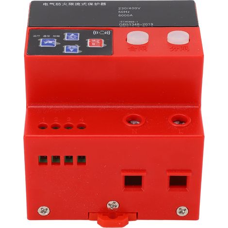 Strombegrenzer, Überspannungsschutz, Unterspannungsschutzgerät, elektrisches Schutzgerät für DIN-Schiene, 0–63 A, AC 230/400 V (1/5)