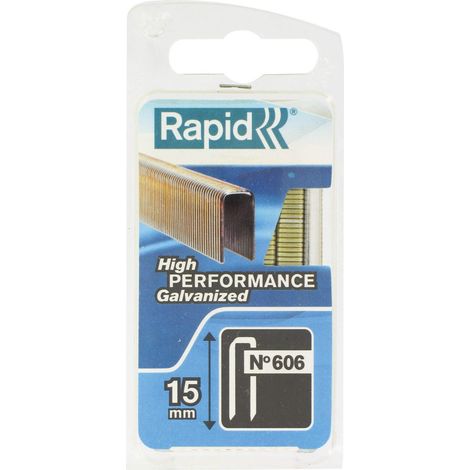 Rapid Heftklammer 606/15, 1200 Stk. in Blisterpackung