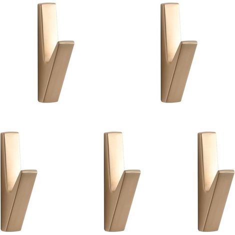 5 piezas，Ganchos para colgar，7,941,4 cm，Dorado，Ganchos de pared para abrigos，Ganchos para paneles acústicos (1/5)
