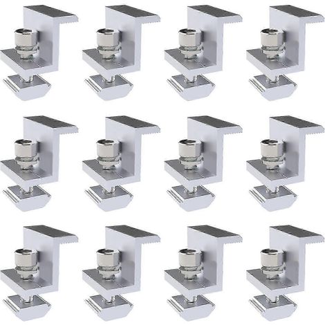 12 supports de montage réglables pour panneaux solaires - Yvan (1/5)