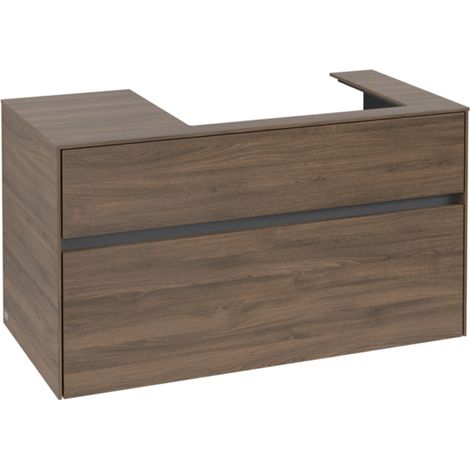 Villeroy & Boch Collaro Waschbeckenunterschrank, 2 Auszüge, (1/2)
