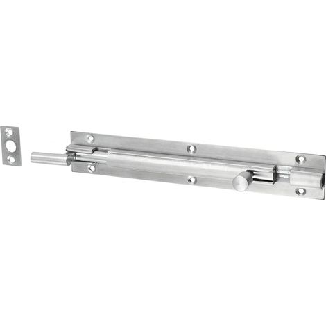 TIMCO Necked Barrel Bolt Satin Chrome - 150 x 25mm