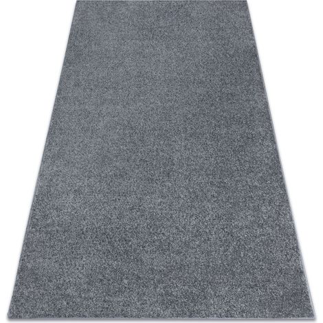 Teppich Teppichboden SANTA FE grau 97 eben, glatt, einfarbig grey 200x500 cm