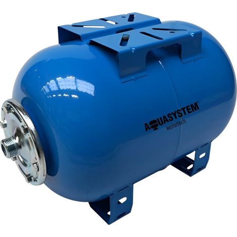 Aquasystem – Réservoir à vessie horizontal 100L – Pression 10 bars – Vessie certifiée ACS – Design compact pour espaces restreints