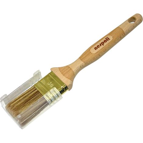 Nespoli FillPro Wood Flachpinsel Lasuren LaserTouch-Griff 8. Stärke, 38 mm Malerpinsel