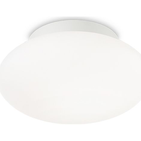 Plafoniera Moderna Bubble Alluminio-Materie Plastiche Bianco 1 Luce E27 (1/3)