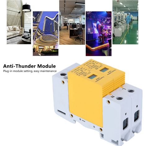Ulisem Dispositif de Protection Contre Les Surtensions, 2P LT120 20 ka House Surge Protective Low Voltage Parafoudre (1/3)